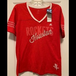 Adidas Houston rockets V- Neck women’s top
